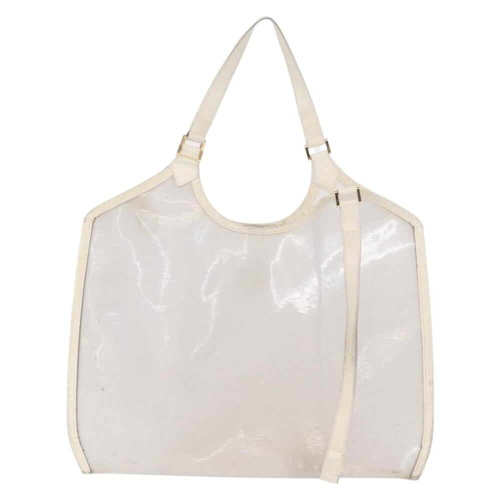 Louis Vuitton Epi Vinyl Plage Via Bag Clear White